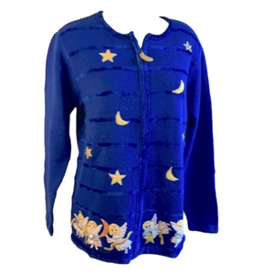 THE QUICKER FACTORY Angels cardigan MED